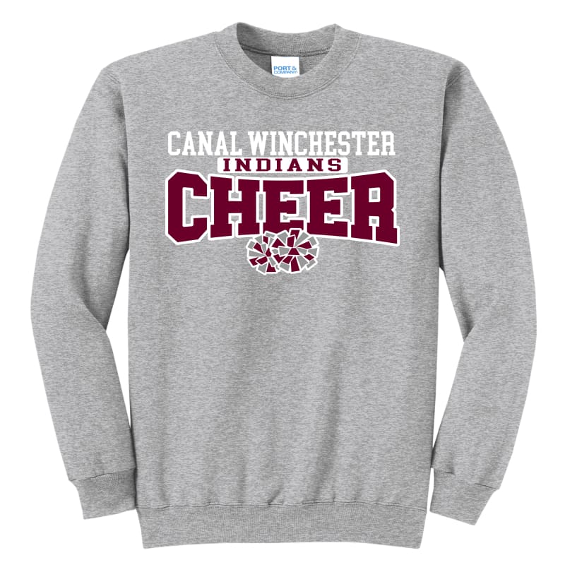 📣 Canal Winchester Indians Cheer “Pom Pair” Sweatshirt