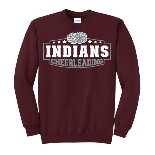 📣 Canal Winchester Indians Cheer Sweatshirt - Maroon