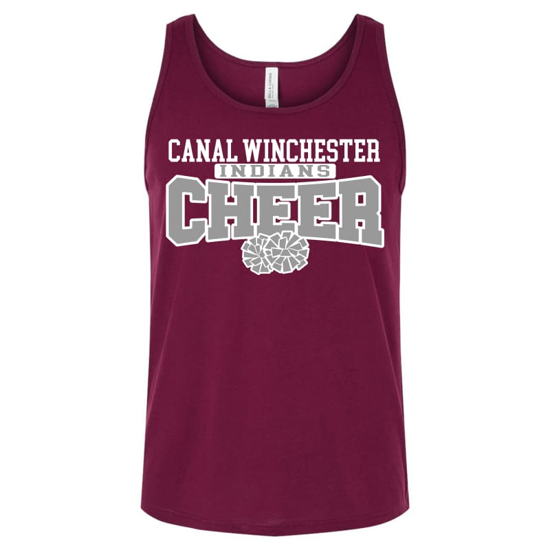 Canal Winchester Indians Cheer Tank – Super‑Soft Game Day