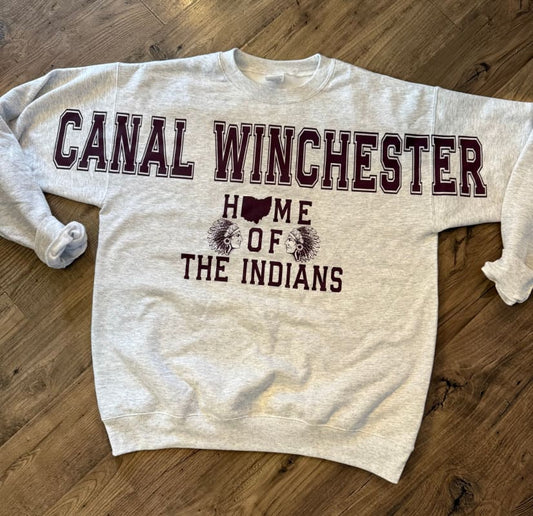 Canal Winchester Indians Crewneck Sweatshirt – Unisex