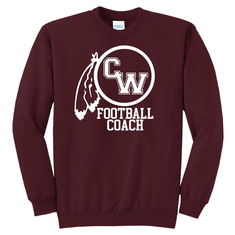 Canal Winchester Indians Football Coach Sweatshirt – Custom