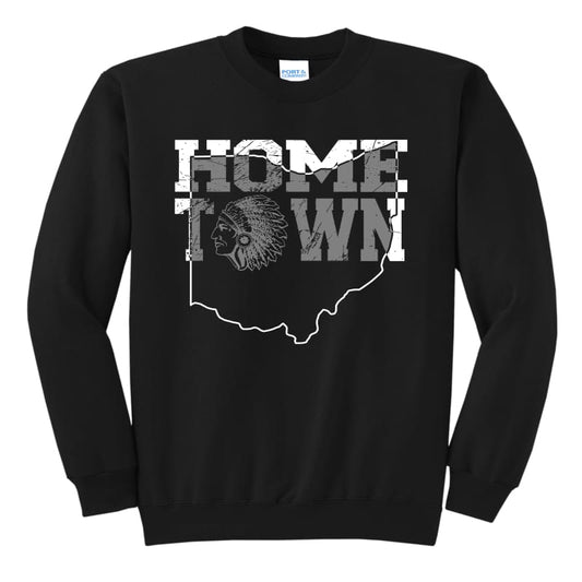 Canal Winchester Indians Hometown Sweatshirt – Maroon Grey