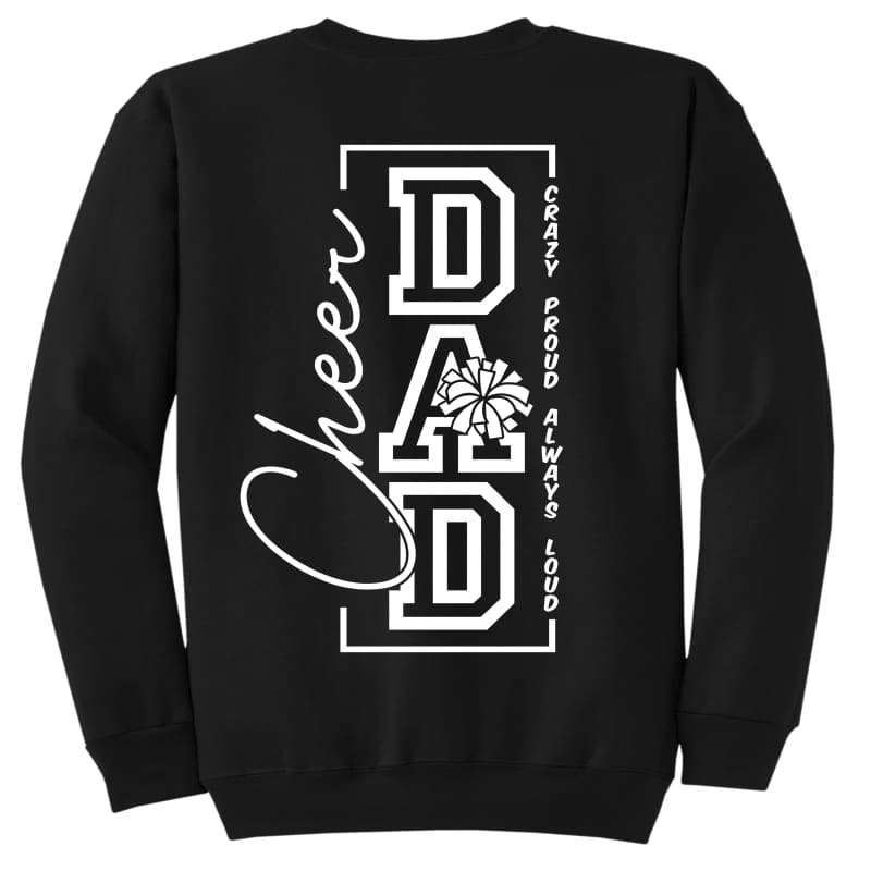 Cheer Dad Crewneck Sweatshirt – Pickerington Ohio Cheer