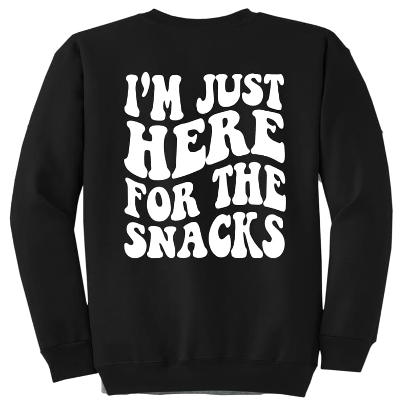 🖤 Cheer Sister & Game Day Snack Lover Sweatshirt –