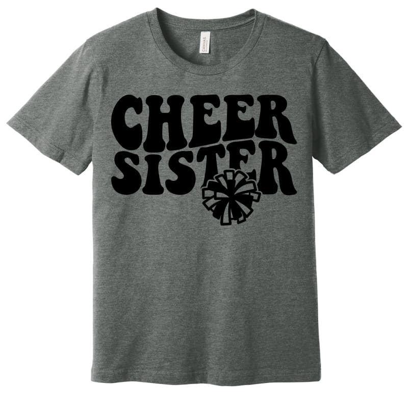 🖤 Cheer Sister ’Here for the Snacks’ Tee – Pickerington
