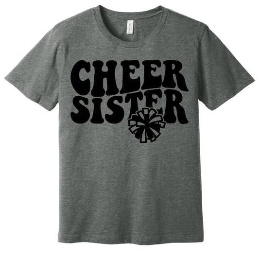 🖤 Cheer Sister ’Here for the Snacks’ Tee – Pickerington