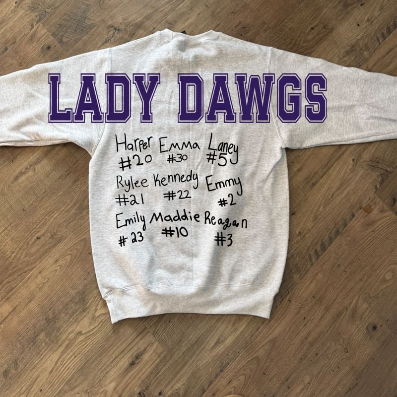 COBA Lady Dawgs Team MOM Basketball Sweatshirt