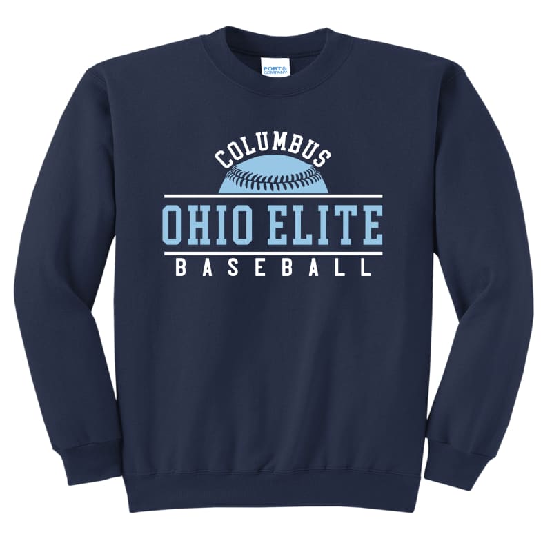 Columbus Ohio Elite Baseball Crewneck Sweatshirt – Team Fan