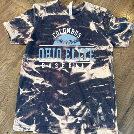 Columbus Ohio Elite Baseball Tie-Dye Fan T-Shirt – Game Day