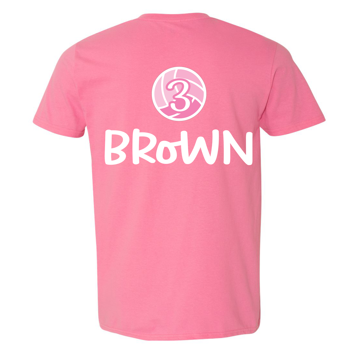 2026 Volley for the Cure Personalized Volleyball T-Shirt