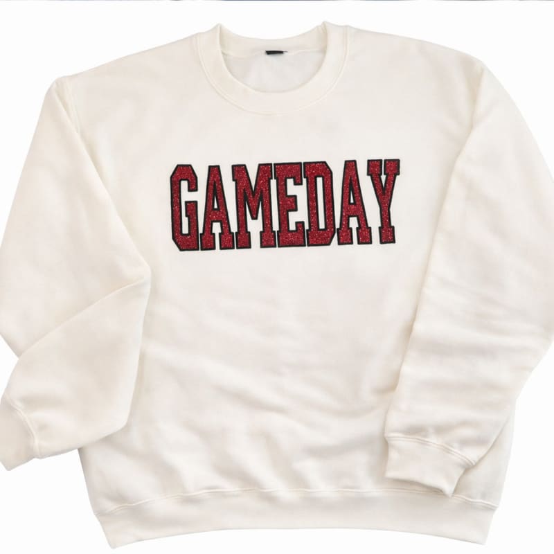 Custom Glitter Embroidered Sweatshirt