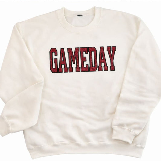 Custom Glitter Embroidered Sweatshirt