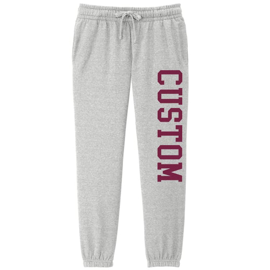 🖤 Custom ’Indians’ Sweatpants with Two Personalized Front
