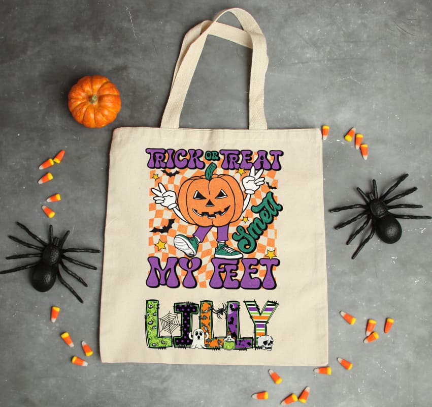 Custom Kid Name Bag - Trick or Treat with Name - accessories
