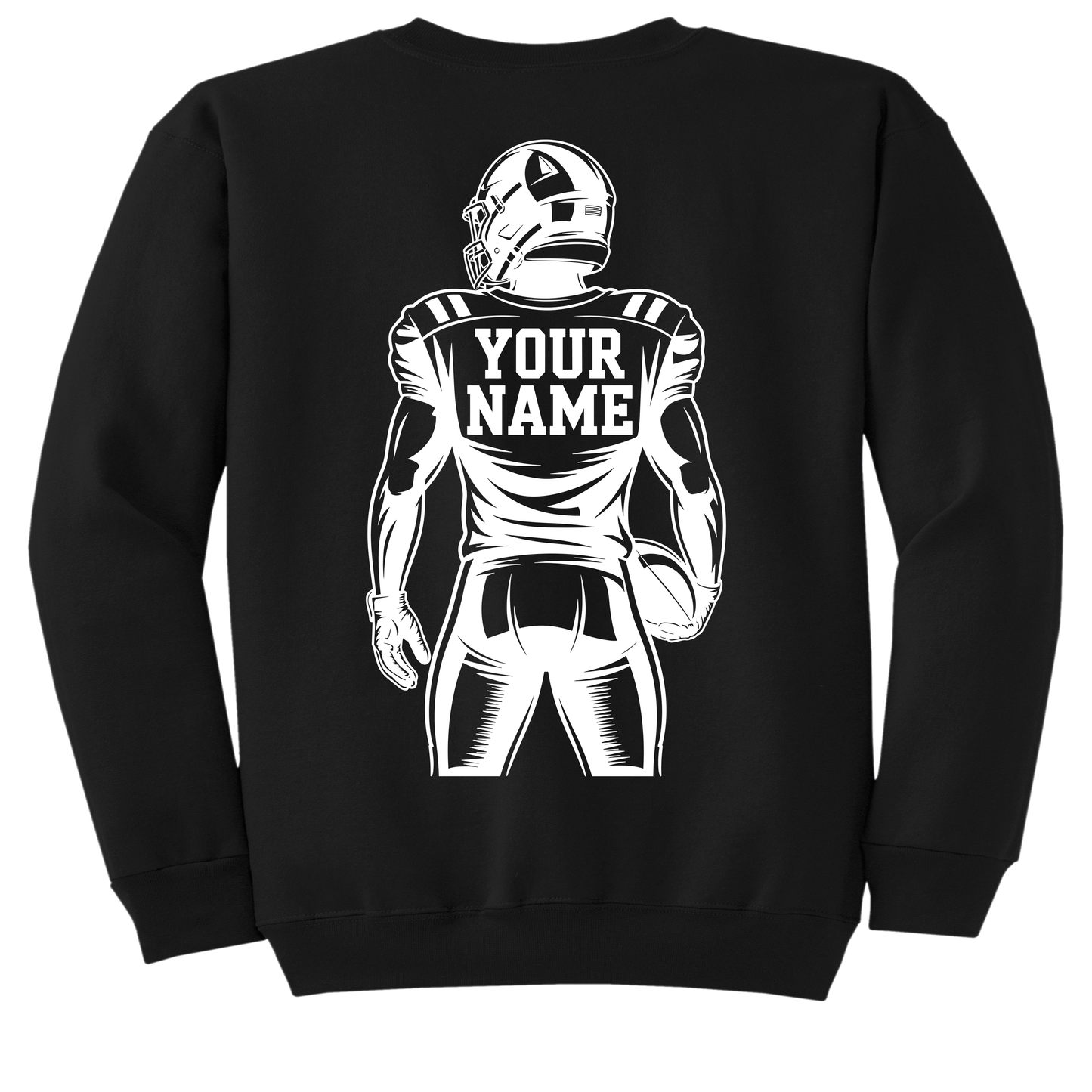 Custom Senior Football Sweatshirt 2027 – Senior Mom The Final Quarter Personalized Indians Football Crewneck