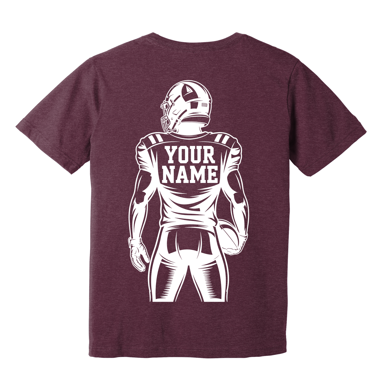 Custom Senior Football T-Shirt 2027 – Senior Mom The Final Quarter Personalized Canal Winchester Indians Football Tee
