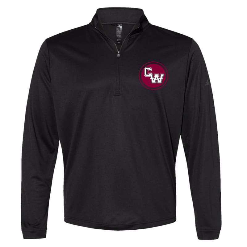 CW Adidas Quarter-Zip Pullover - Small / Black - Clothing