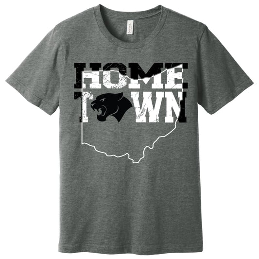 Home Town Pickerington Tee - Small / Gray / Short - Clothing