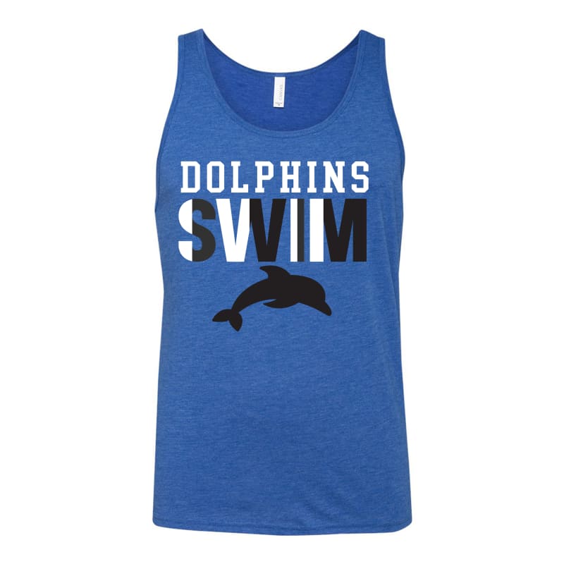 🌊 Dolphins SWIM Tank Top | Lightweight Team Support Gear 🏊