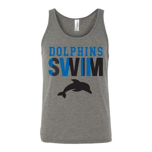 🌊 Dolphins SWIM Tank Top | Lightweight Team Support Gear 🏊