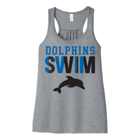 🐬 Dolphins Swim Team Women’s Racerback Tank | Canal