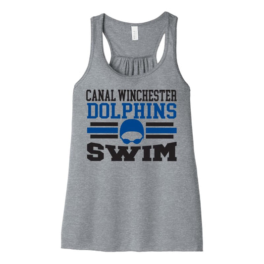 🐬 Dolphins Swim Team Women’s Racerback Tank | Canal