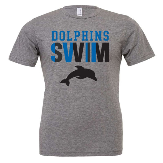 🐬 Dolphins SWIM Tee & Tank | Team Spirit Wear for Swimmers