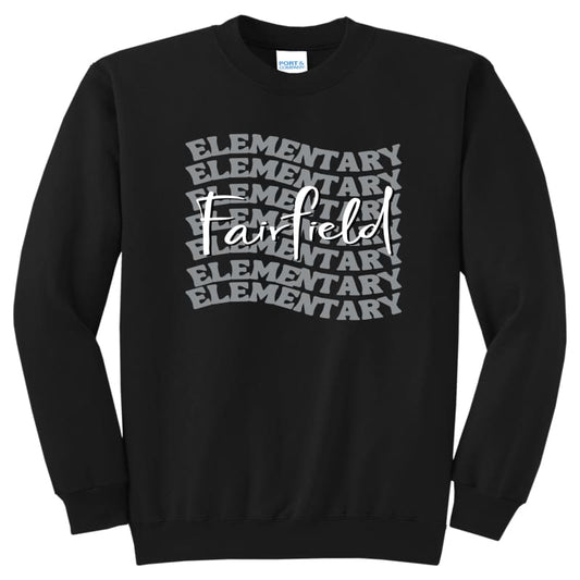 Fairfield Elementary Sweatshirt - Black / Small / Crewneck