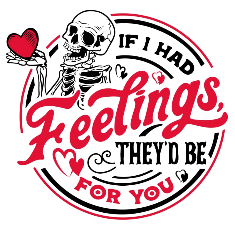 ’Feelings For You’ Valentine Sweatshirt - Clothing