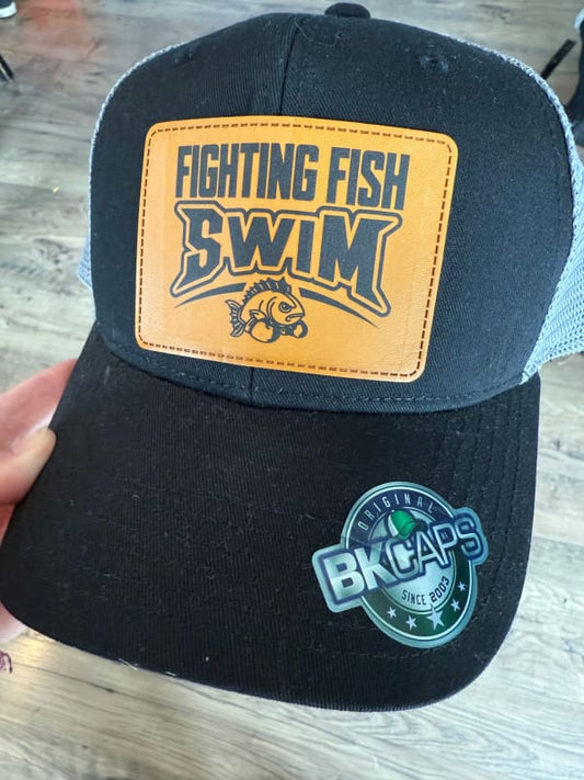 🧢 Fighting Fish Swim Trucker Hat – Groveport Spirit Gear