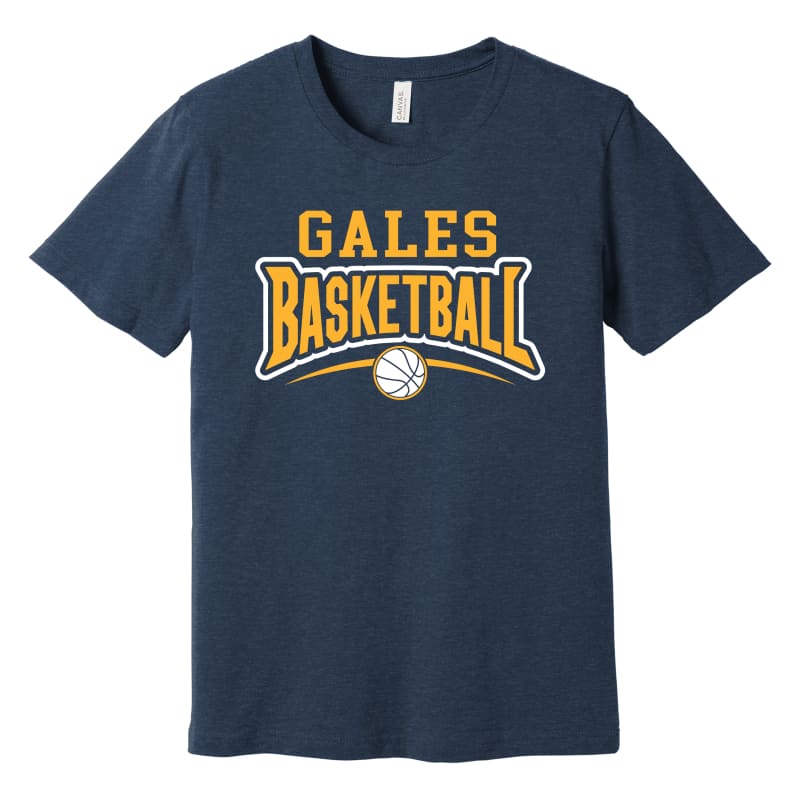 Gales Basketball Arch Graphic Tee (Youth–Adult 3XL) - Small