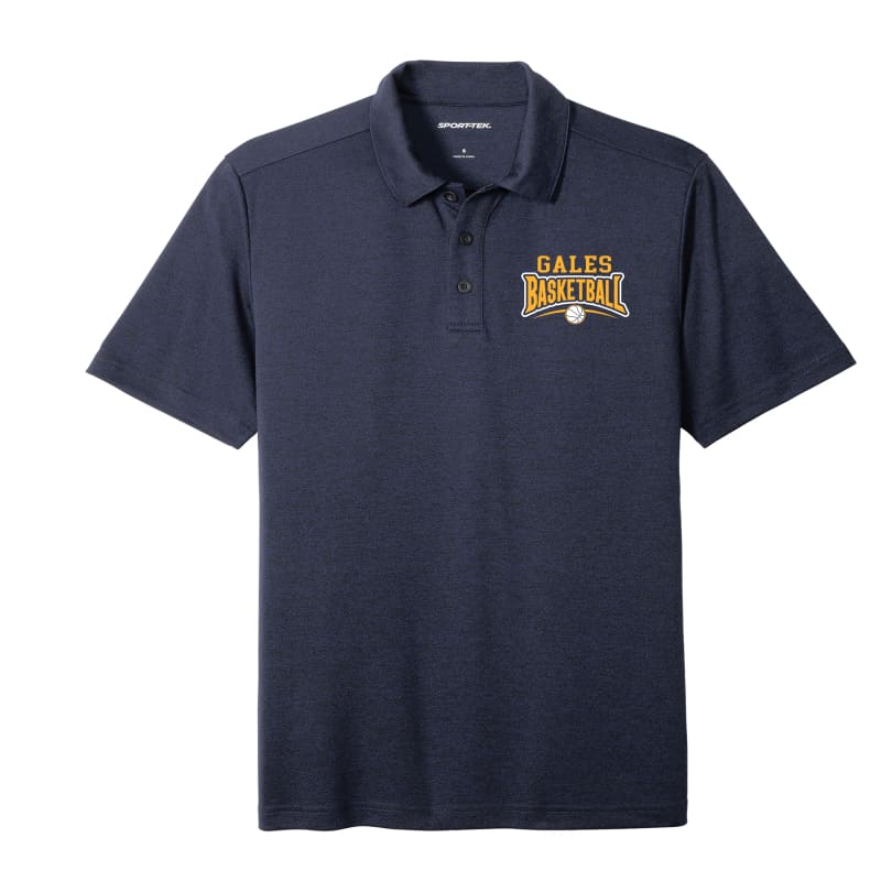 Gales Basketball Moisture-Wicking Polo - Small / Navy