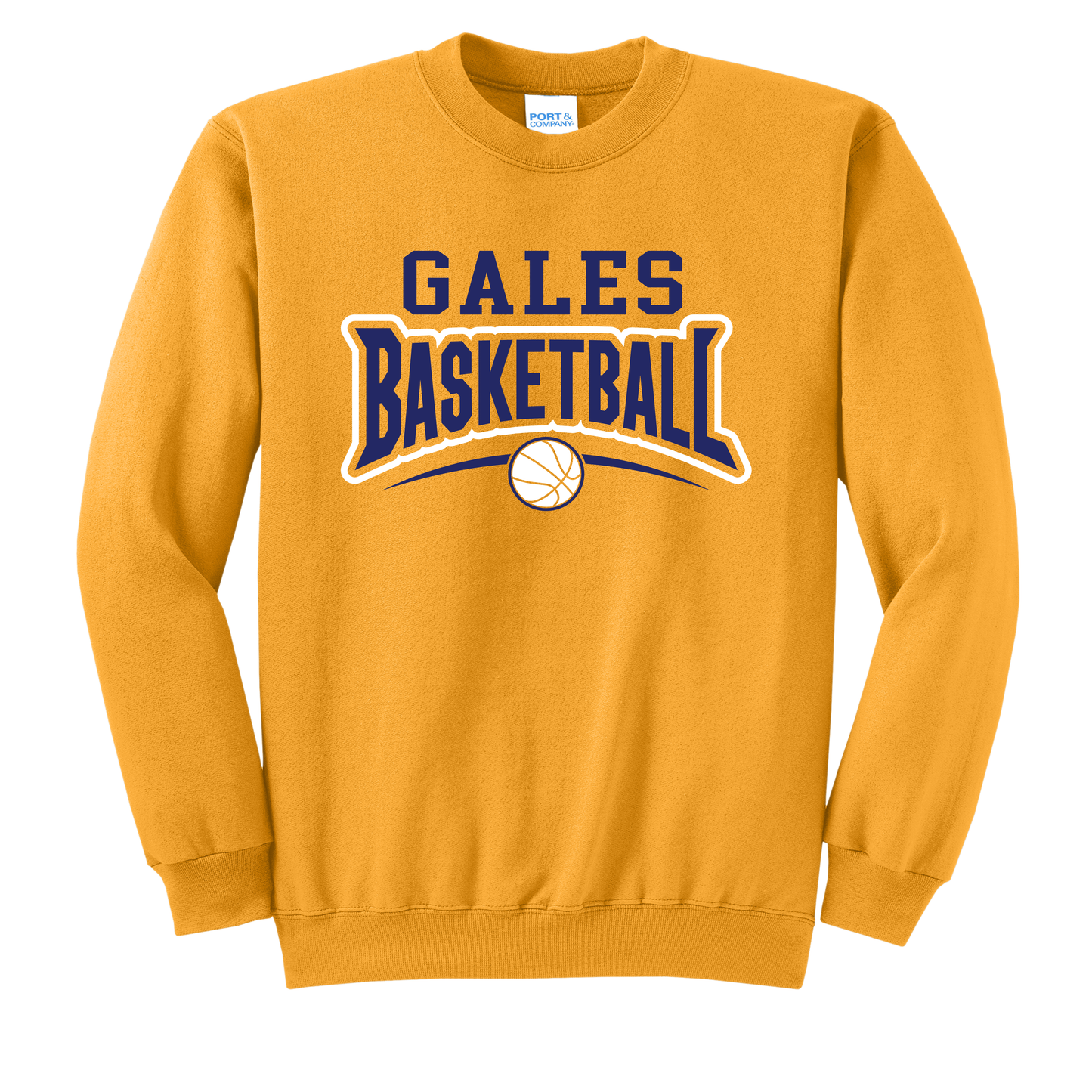 Gales Basketball Arch Graphic Sweatshirt (Youth–Adult 3XL)