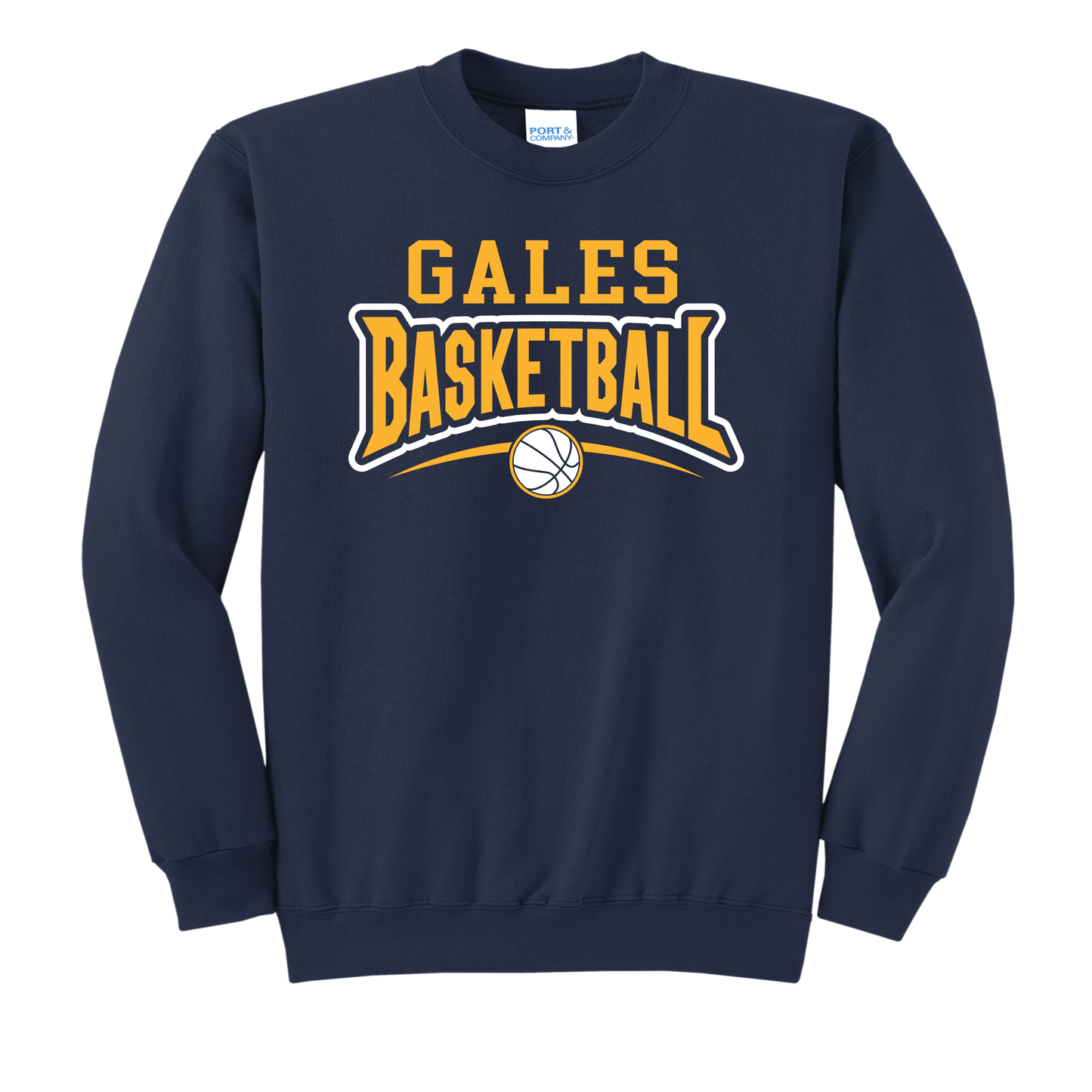 Gales Basketball Arch Graphic Sweatshirt (Youth–Adult 3XL)