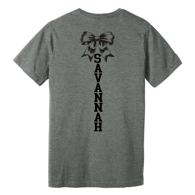 Girls Golf Bow Tee – Carroll Ohio Collection Clothing