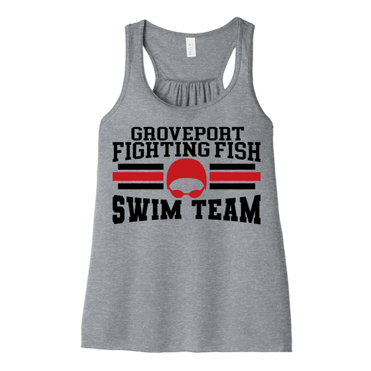 Groveport Fighting Fish Swim Team Racerback Tank Top – Ohio Swim Team Apparel for Swimmers & Fans