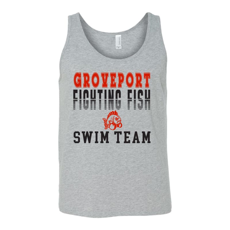 Groveport Fighting Fish Swimming Unisex Tank - Clothing