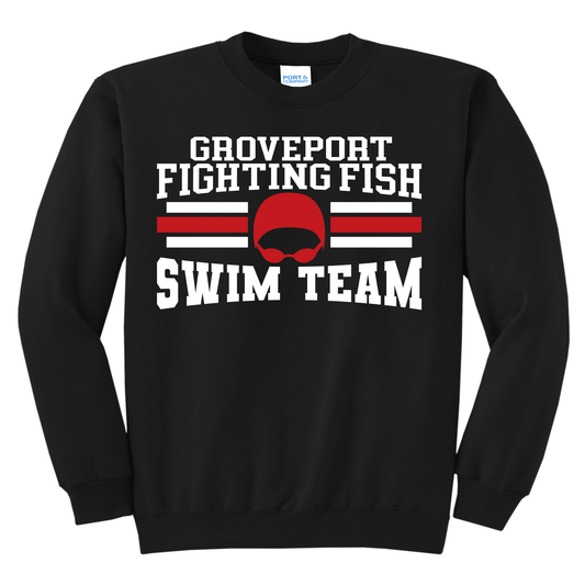 🏊‍♀️ Groveport Fighting Fish Swim Team Sweatshirt