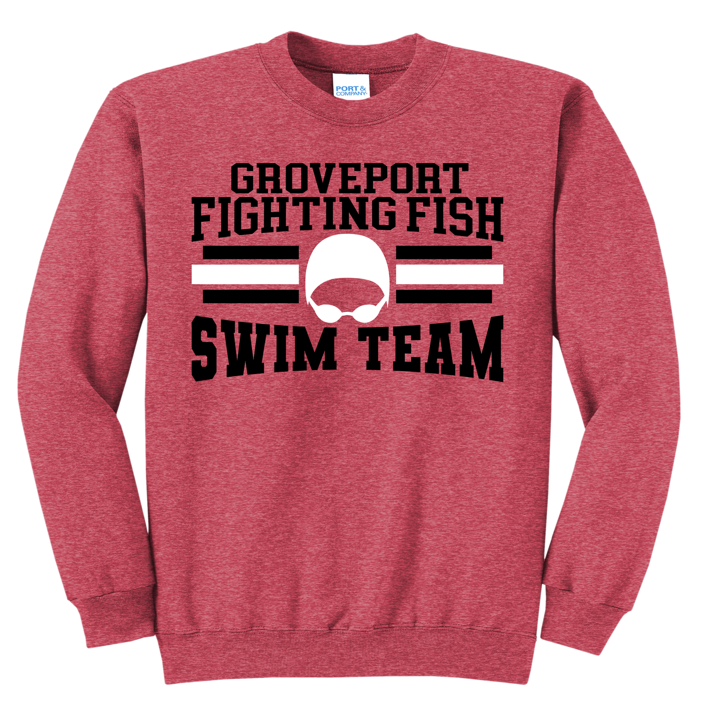 🏊‍♀️ Groveport Fighting Fish Swim Team Sweatshirt