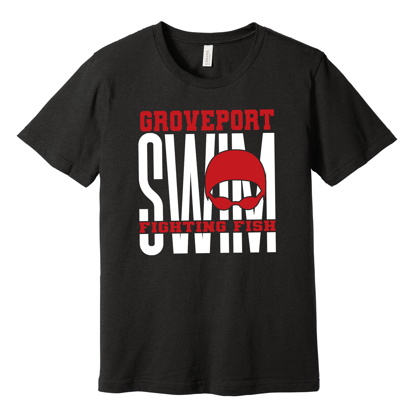 Groveport Fighting Fish Swim Team Graphic T-Shirt – Ohio Swim Team Spirit Apparel