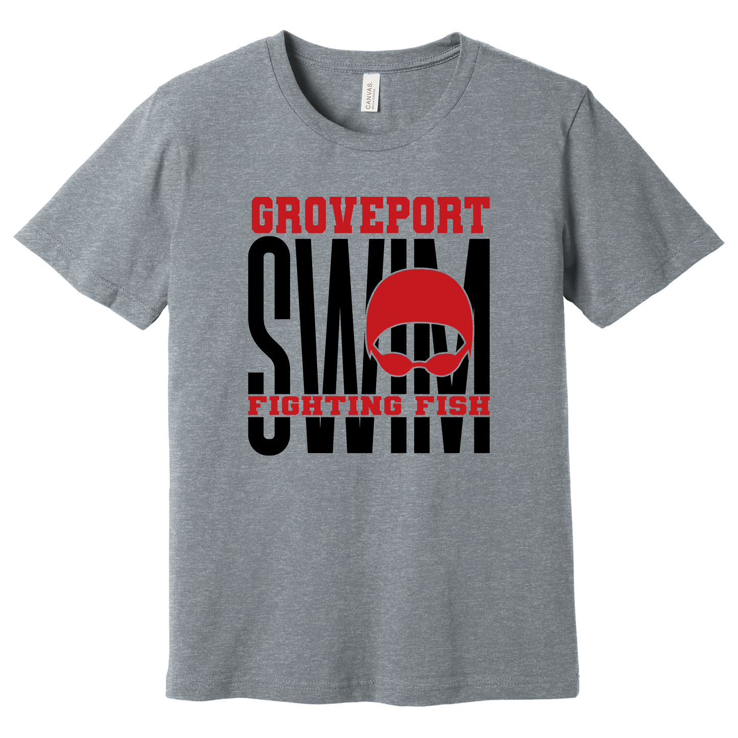 Groveport Fighting Fish Swim Team Graphic T-Shirt – Ohio Swim Team Spirit Apparel