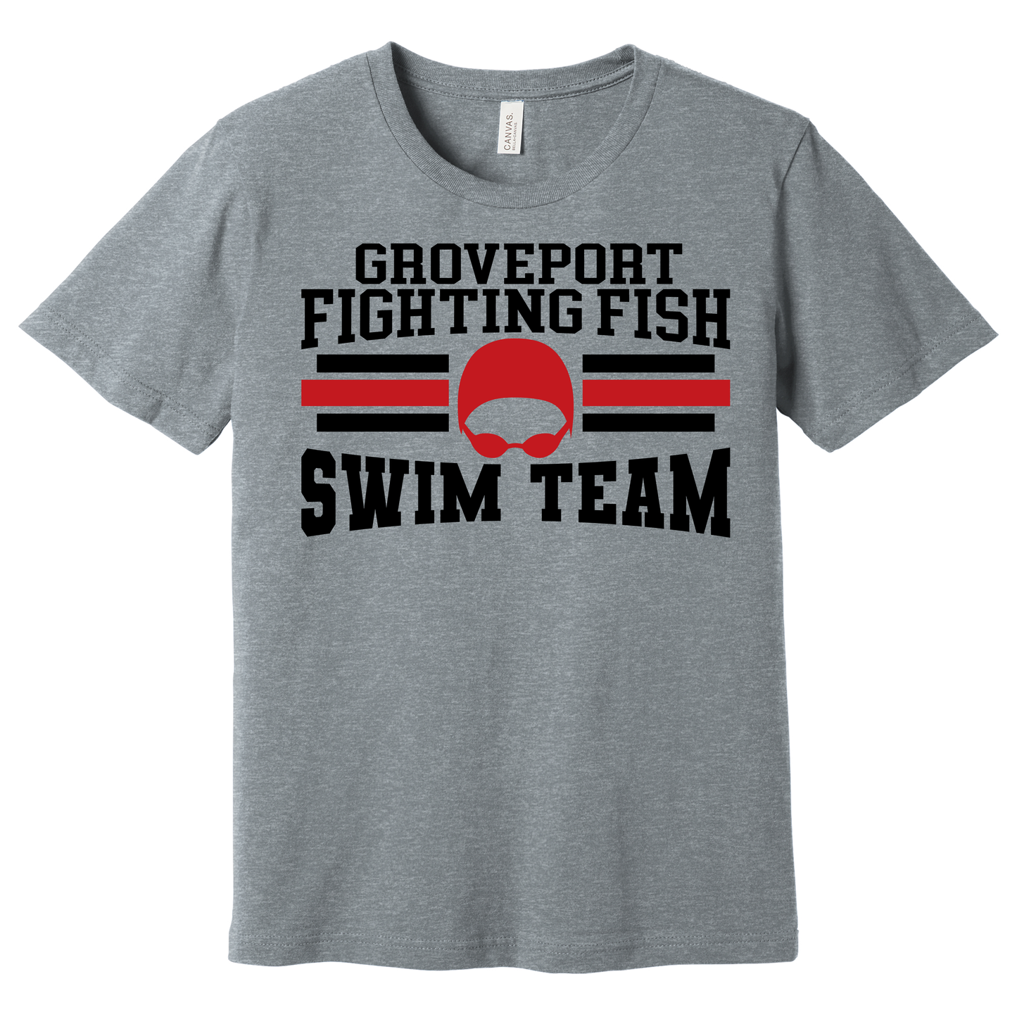Groveport Fighting Fish Swim Team T-Shirt – Ohio Swim Team Spirit Shirt