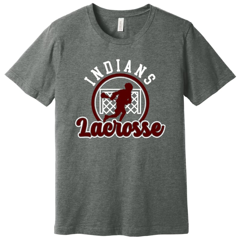 Indians Boys Lacrosse T-Shirt – Unisex Youth & Adult
