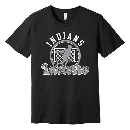 Indians Boys Lacrosse T-Shirt – Unisex Youth & Adult