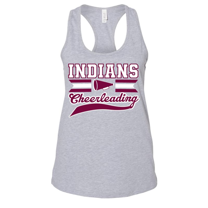 Indians Cheerleading Megaphone Racerback Tank – Sleek