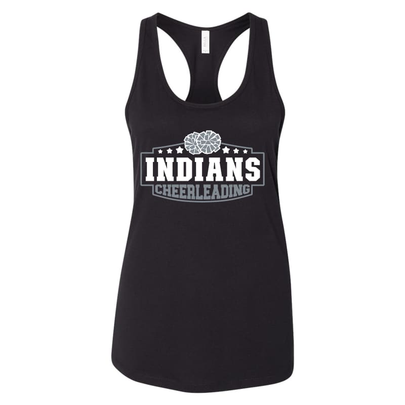 Indians Cheerleading Racerback Tank – Super‑Soft Spirit