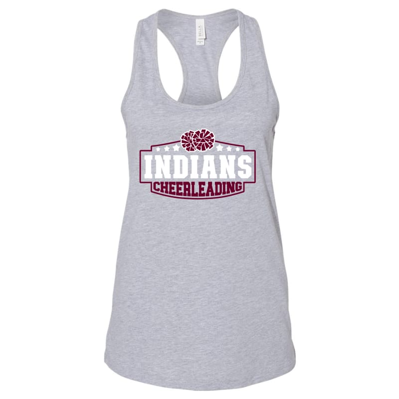 Indians Cheerleading Racerback Tank – Super‑Soft Spirit