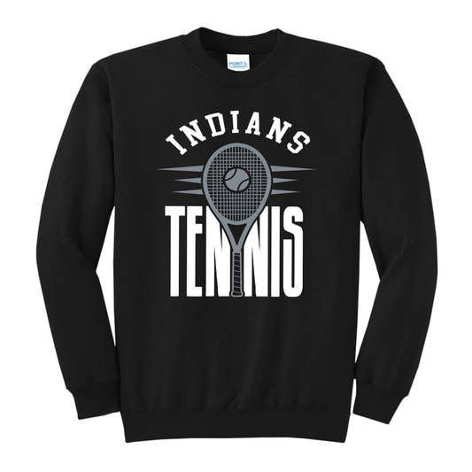 Indians Classic Racket Crewneck Sweatshirt – Maroon Grey &