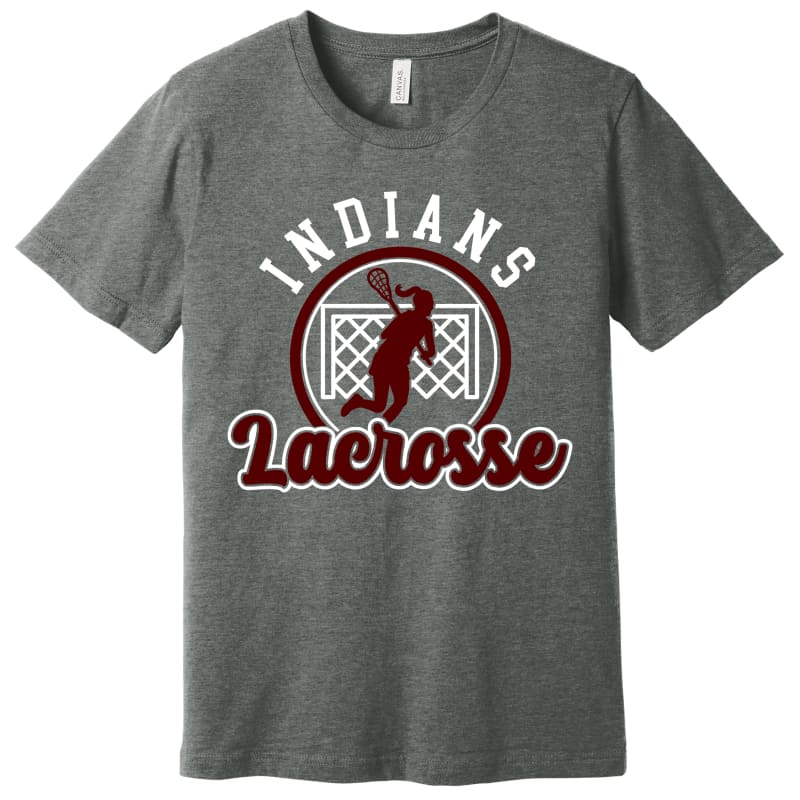 Indians Girls Lacrosse T-Shirt – Unisex Youth & Adult