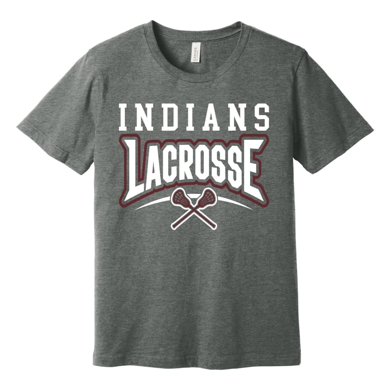 Indians Lacrosse T-Shirt – Short or Long Sleeve | Unisex